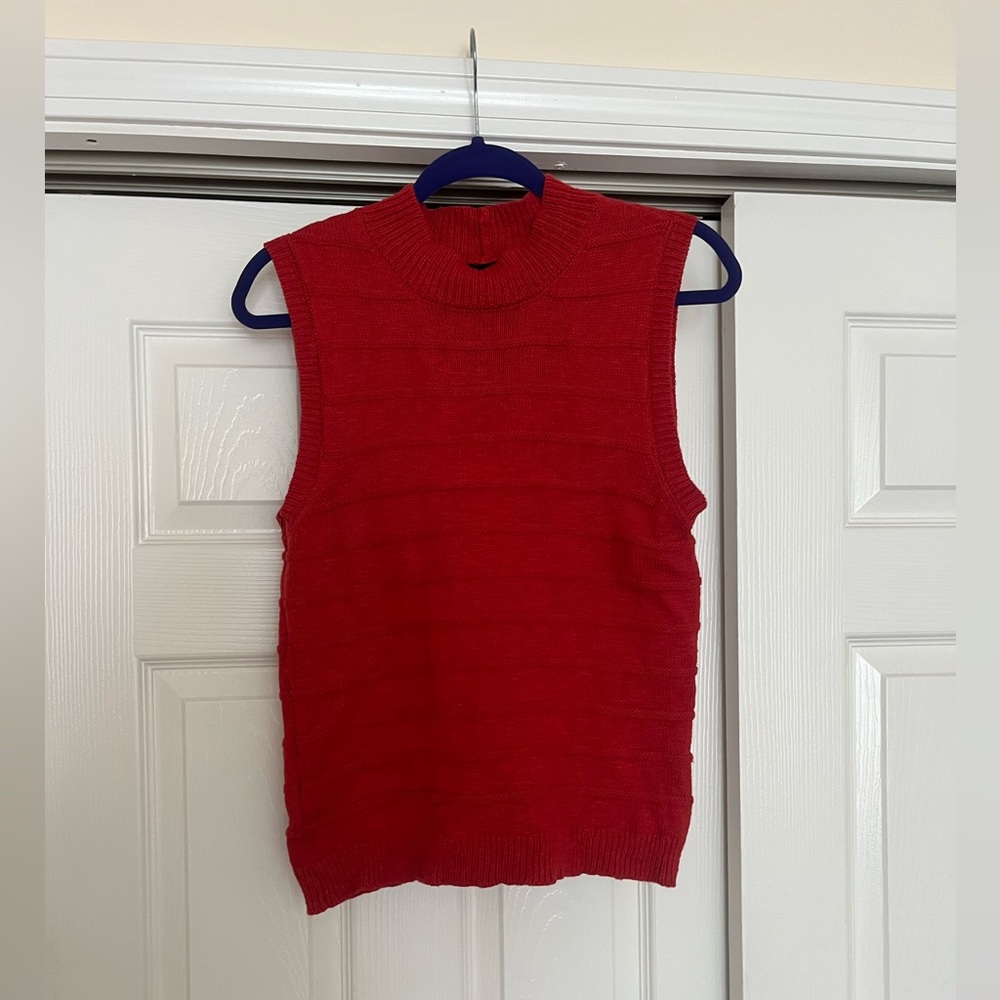 Sanctuary Bold Red Knit Top